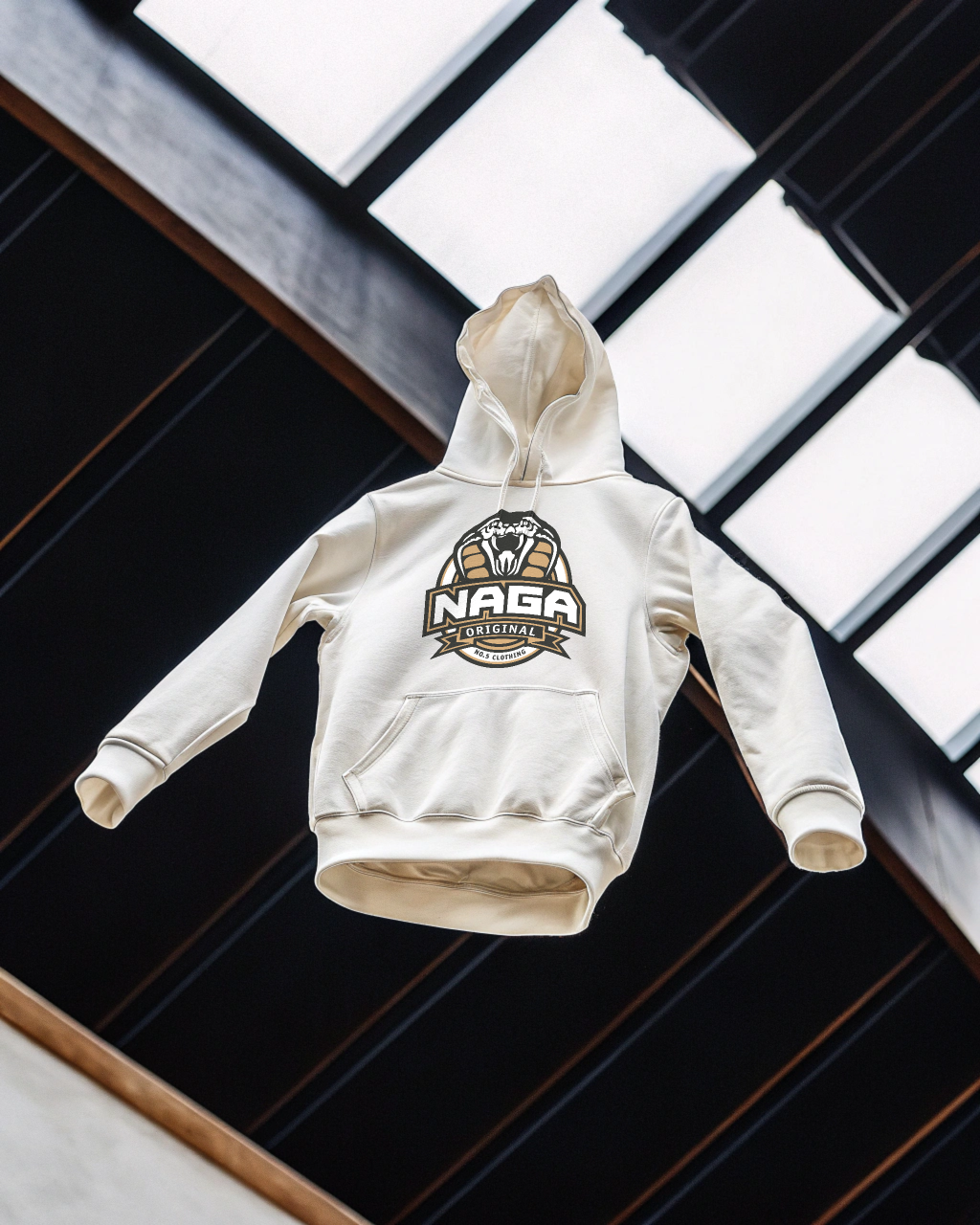 Naga Original Cream Hoodie